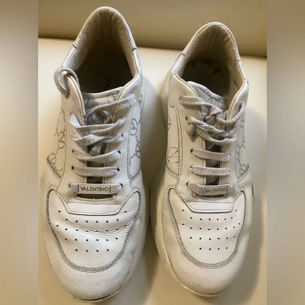 Valentino  Berenice Metallic Logo Women’s Sneakers